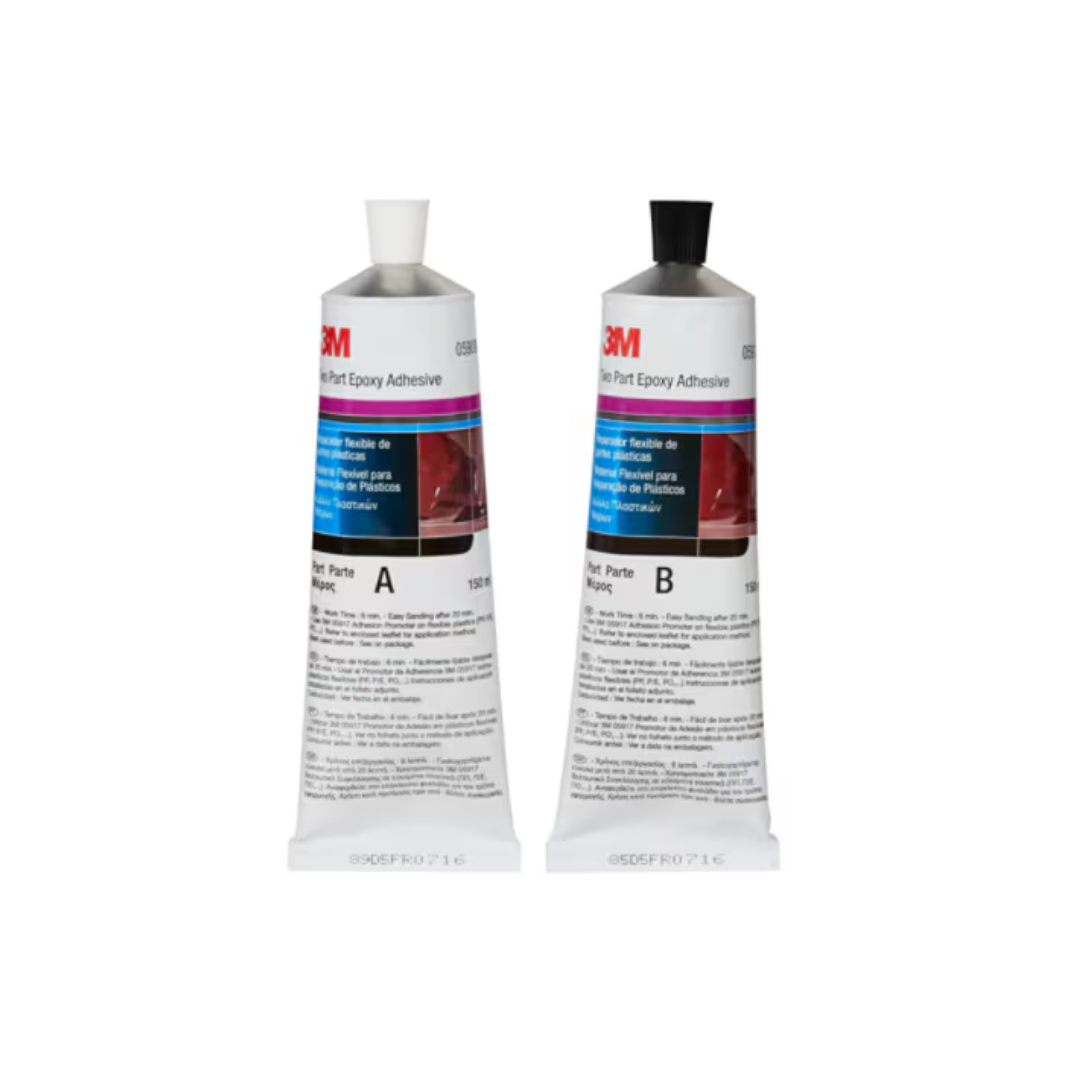 3M Adesivo per la riparazione delle plastiche F.P.R.M., 2 tubetti 150 ml, 05900