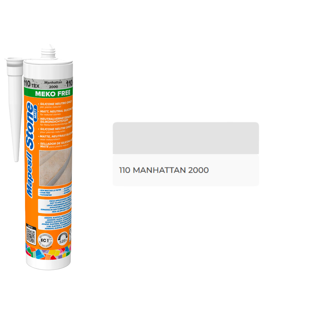 Mapei Mapesil Stone Matt Neutraler matter Silikondichtstoff für Stein und Marmor 300 ml
