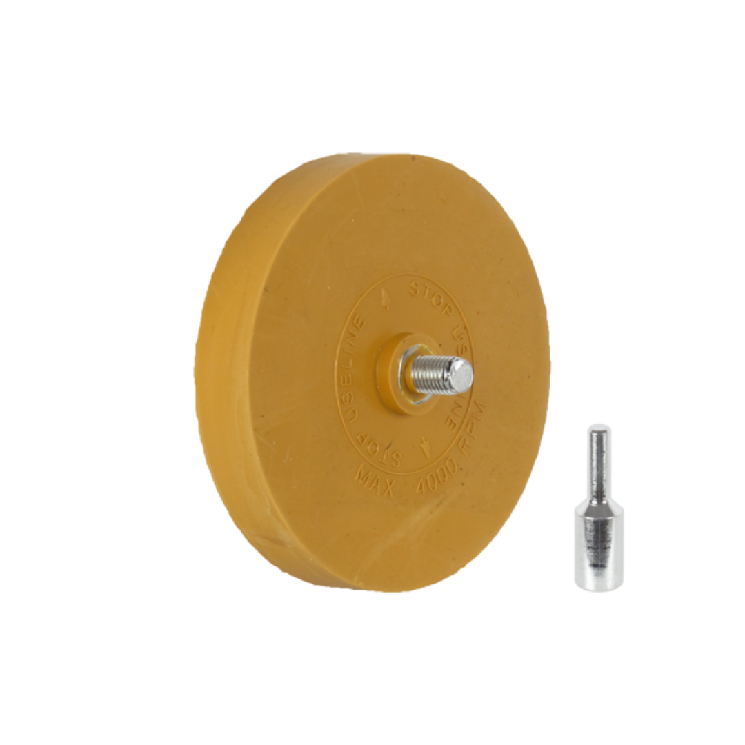 Rubber Disc for Removing Stickers and Double-Sided Tapes without Damaging the Paint