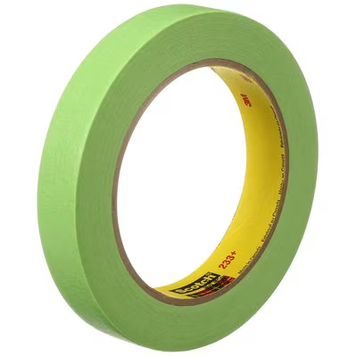 3M Cinta de enmascarar de alto rendimiento Scotch® 233+, verde, 18 mm x 55 m