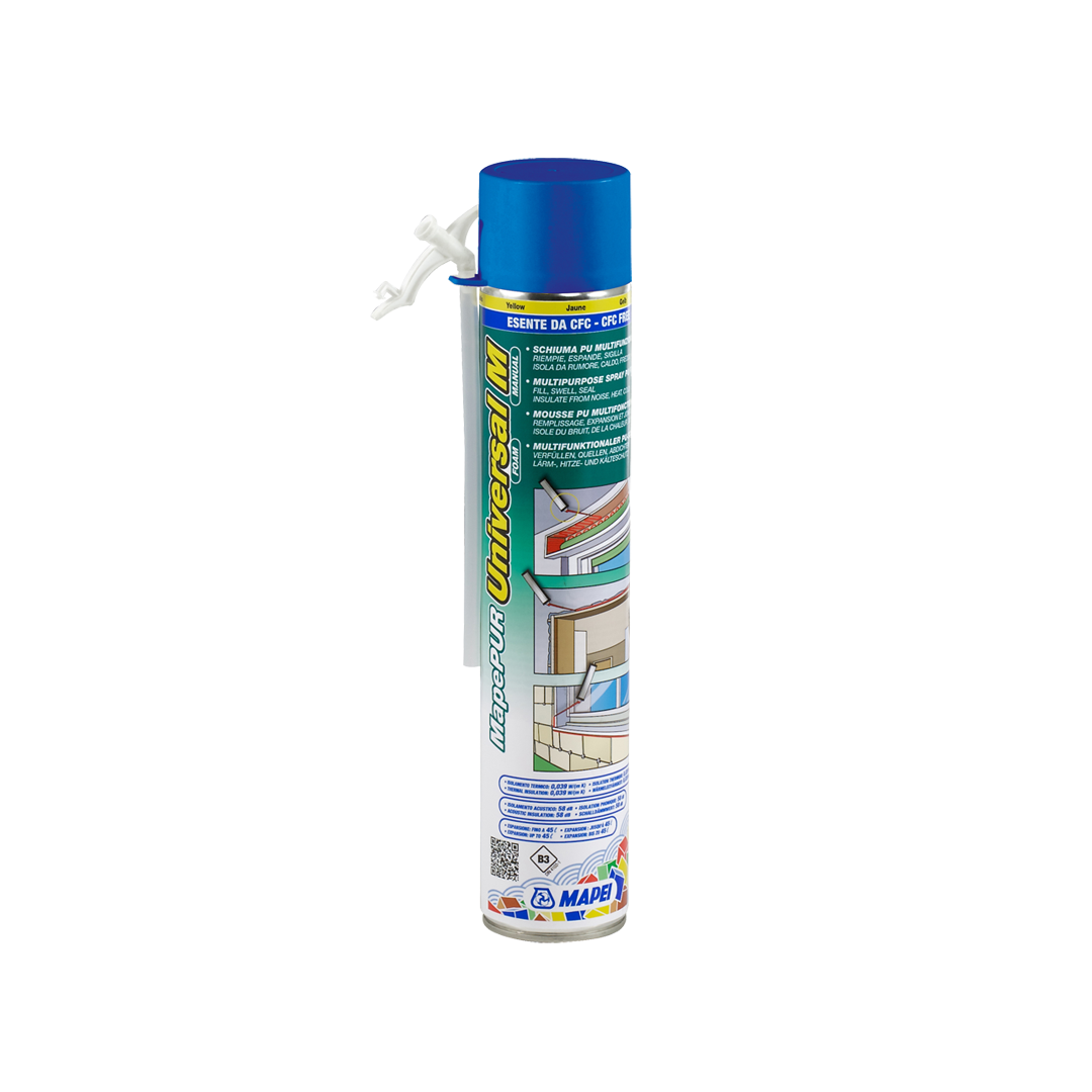 Mapei MapePUR Universal Foam M Schiuma Poliuretanica Universale Manuale 750 ml