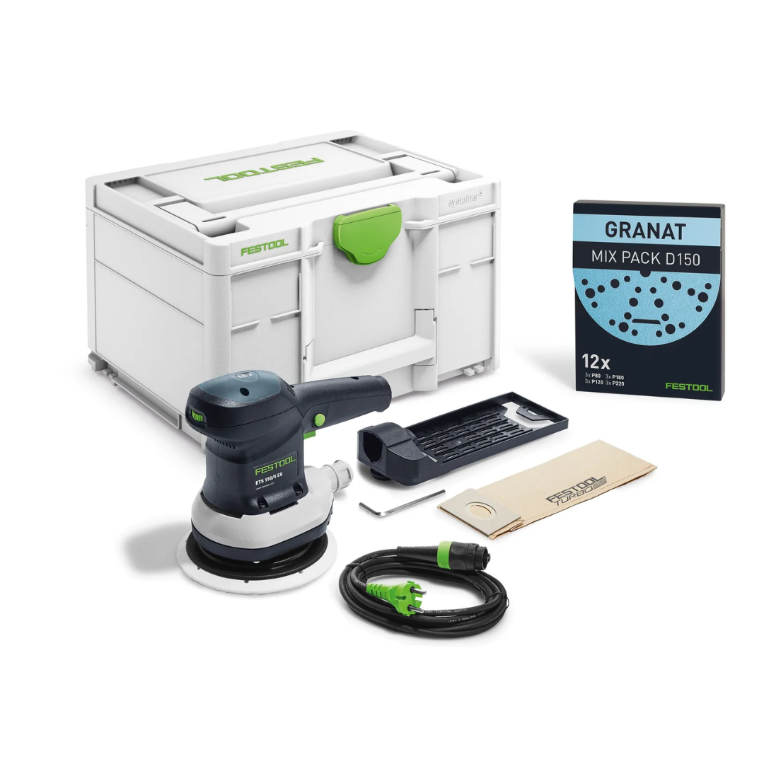 Festool ETS 150/5 EQ-Plus Levigatrice orbitale 150 mm orbita 5 mm 576080