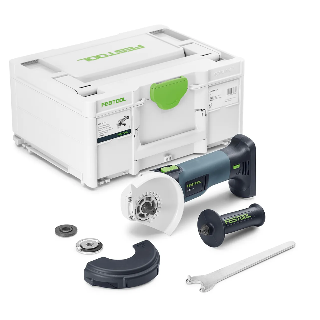Festool Meuleuse d'angle sans fil AGC 18-125 EB-Basic-5,0 578602
