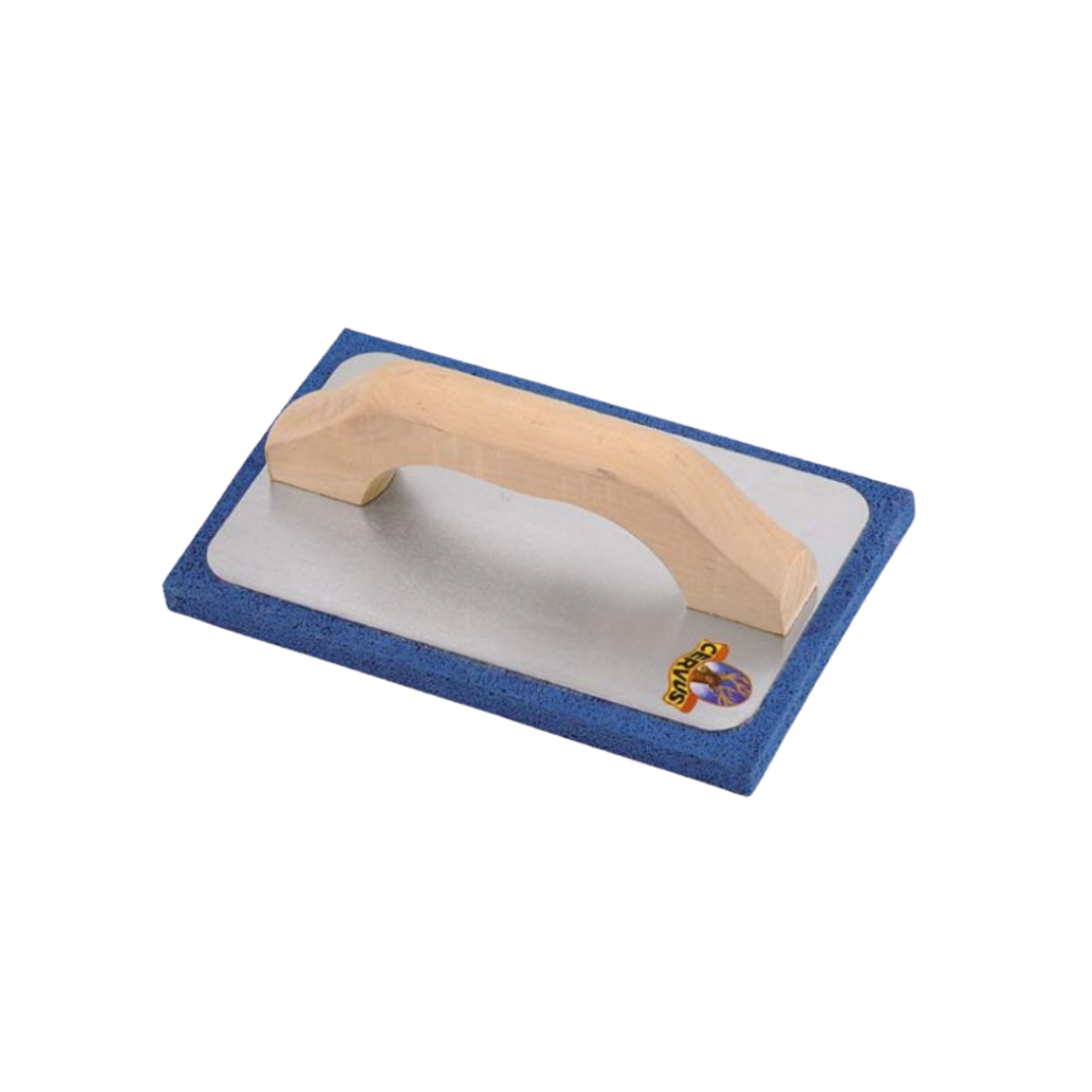 Frattone Gomma Spugna Professionale Mousse Espansa Manico in Legno Supporto Alluminio