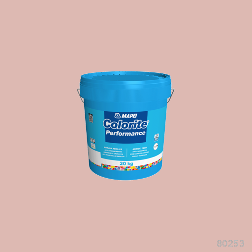 Mapei Colorite Performance Water-Resistant Acrylic Paint for Exterior and Interior Use 20kg 5kg