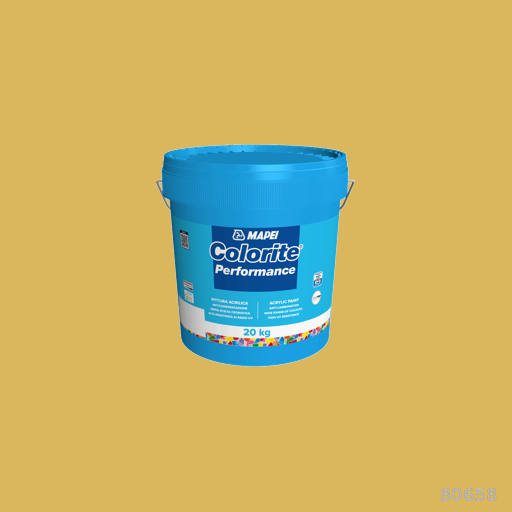 Mapei Colorite Performance Water-Resistant Acrylic Paint for Exterior and Interior Use 20kg 5kg