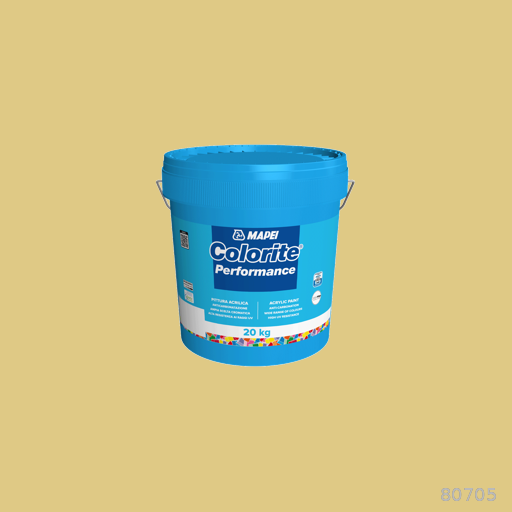 Mapei Colorite Performance Water-Resistant Acrylic Paint for Exterior and Interior Use 20kg 5kg