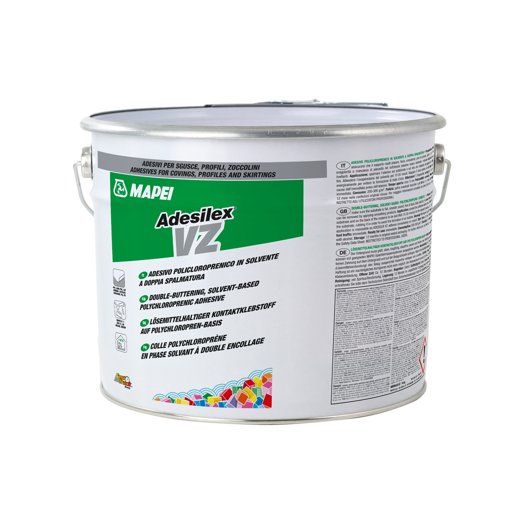 Mapei Adesilex VZ Adesivo PolicloroPrenico Doppia Spalmatura per PVC e Profil 10kg