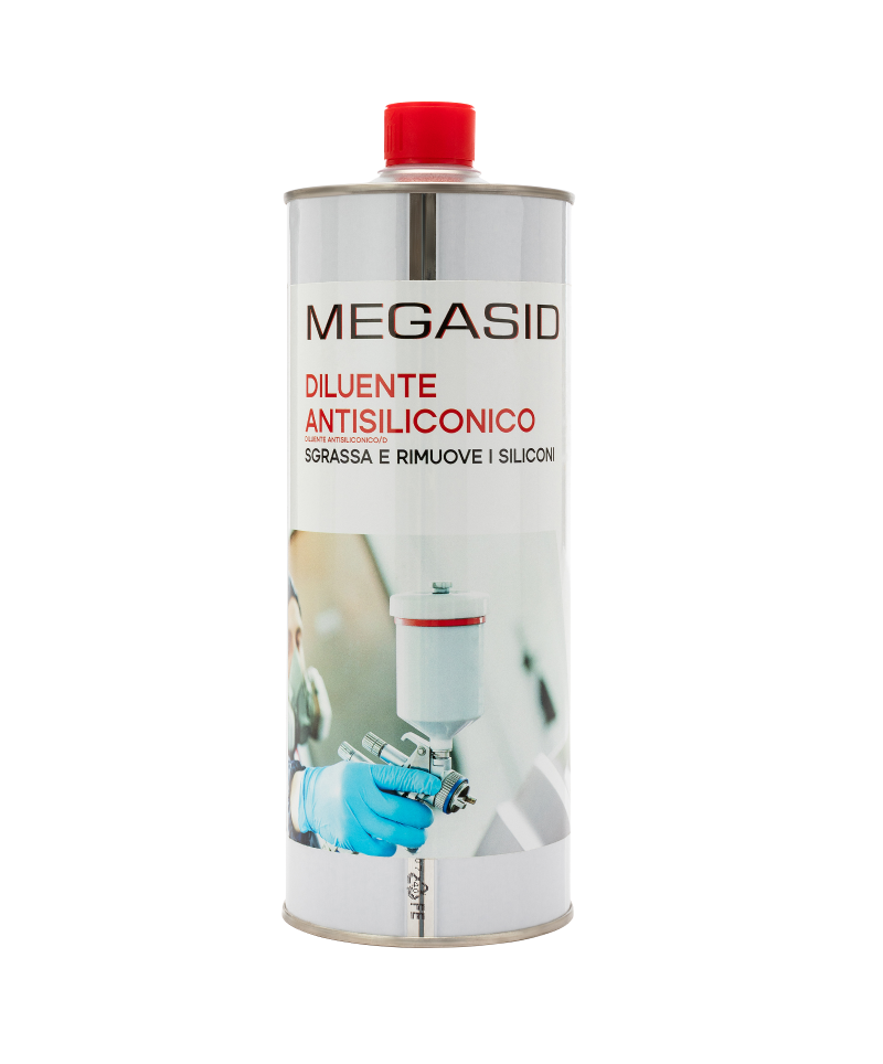 MEGASID Solvente Antisiliconico per Verniciatura Sgrassante 500ml 1 5 25 LT