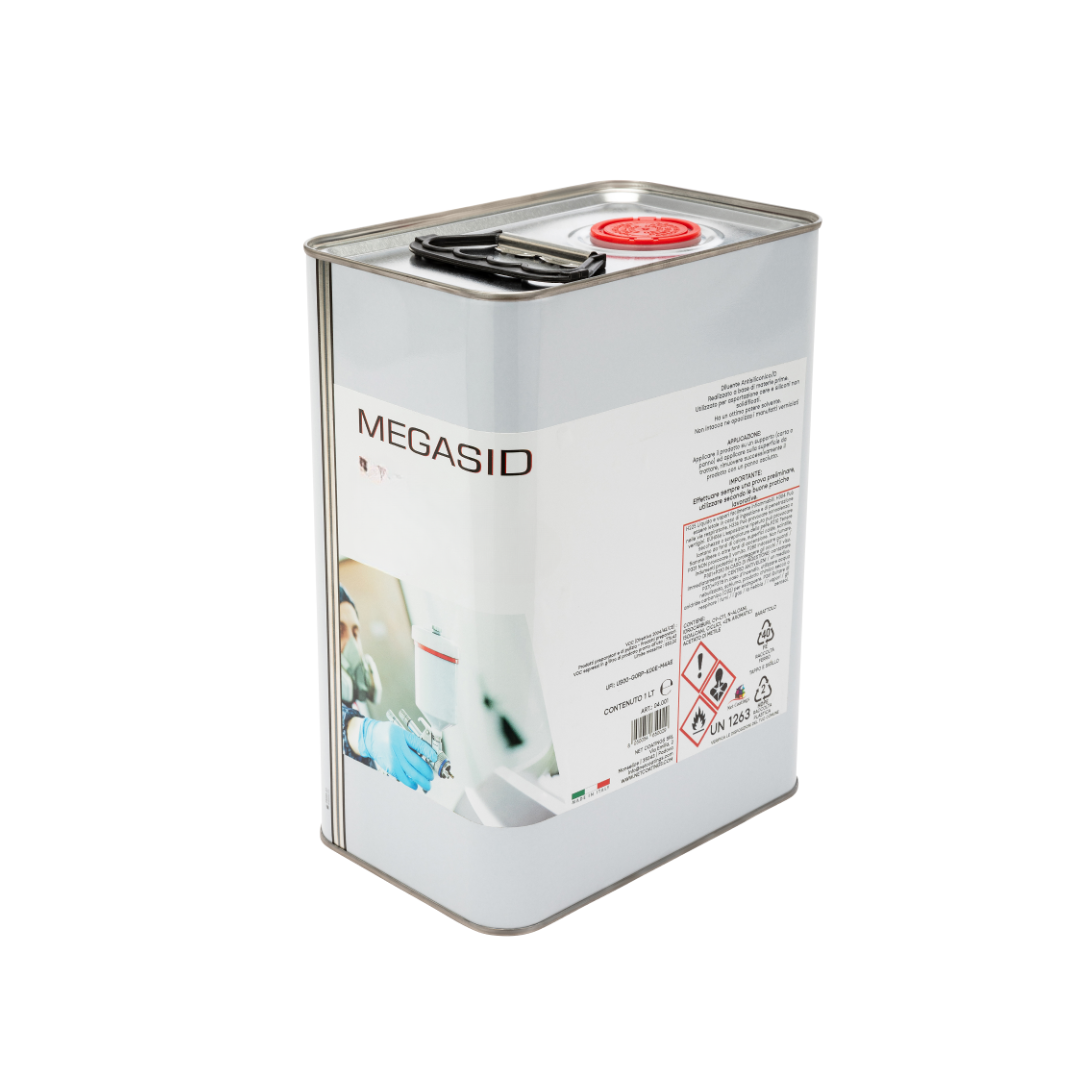MEGASID Disolvente Nitro Antiniebla NC Para Pinturas Esmaltes Universal 1 5 25 LT