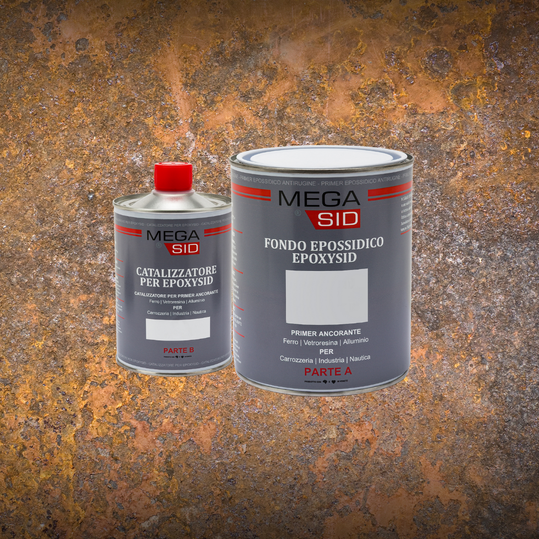 Imprimación Epoxi 2K GRIS 7035 + Catalizador para Hierro Aluminio Fibra de Vidrio 1.3KG +270GR
