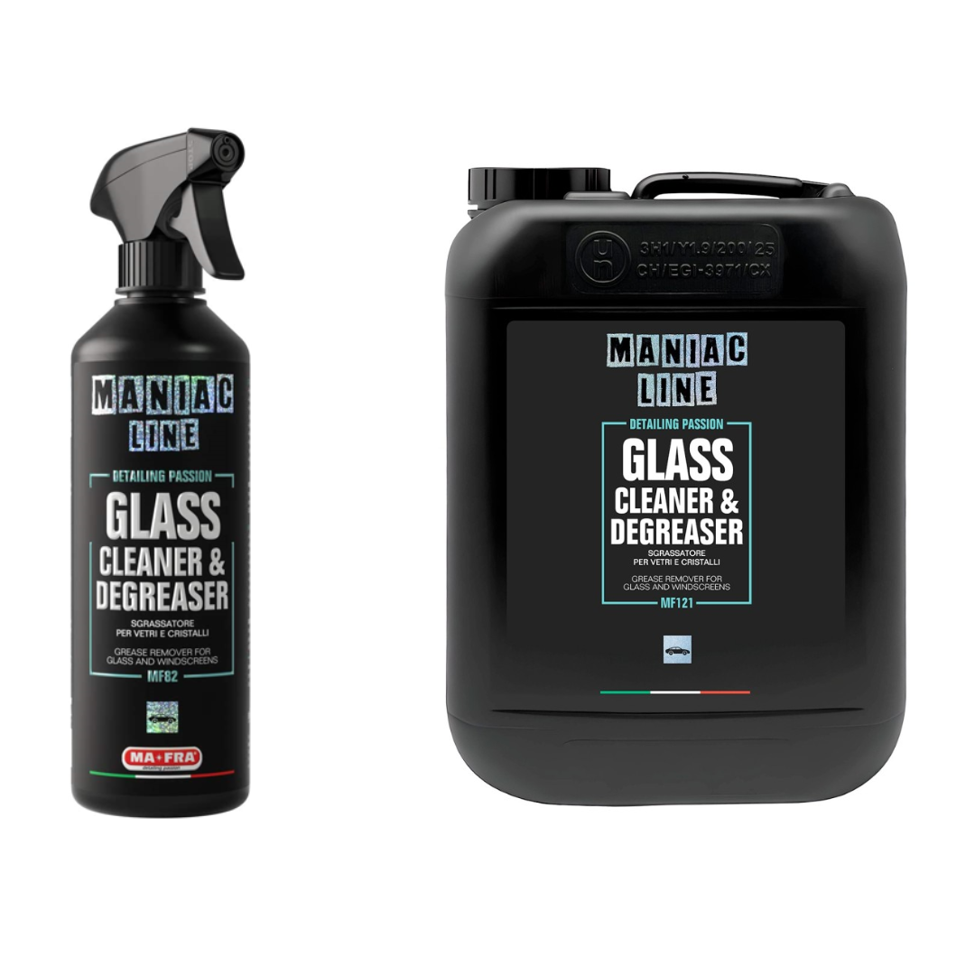 MAFRA Maniac Sgrassatore per vetri Glass Cleaner e Degreaser 500ml MF82 5LT MF121