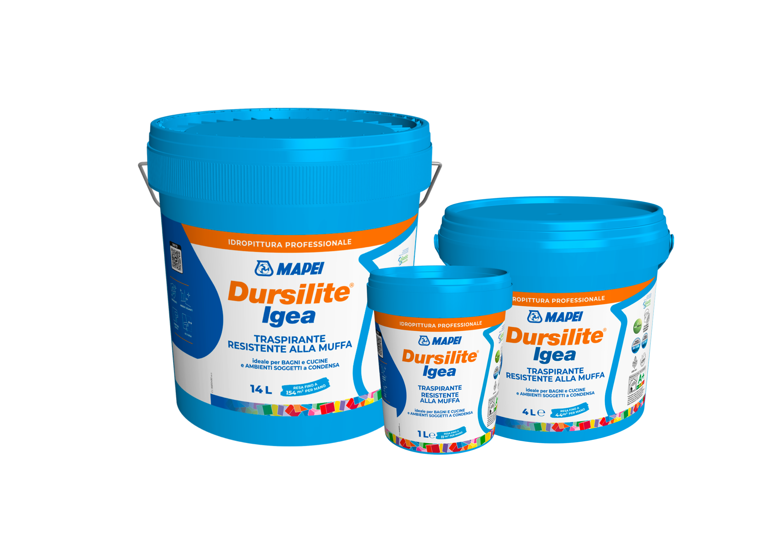 Mapei Dursilite IGEA Sanitizing Interior Paint 1L 4L 14L