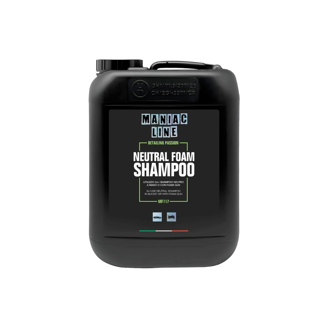 MAFRA Maniac Shampoo Neutro MF66 MF117 2 in 1 Shampoo a mano o Foam Gun 1 LT - 5LT