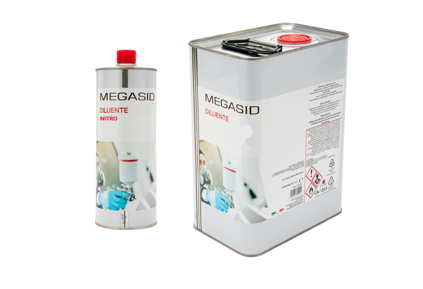 MEGASID Disolvente Nitro Antiniebla NC Para Pinturas Esmaltes Universal 1 5 25 LT