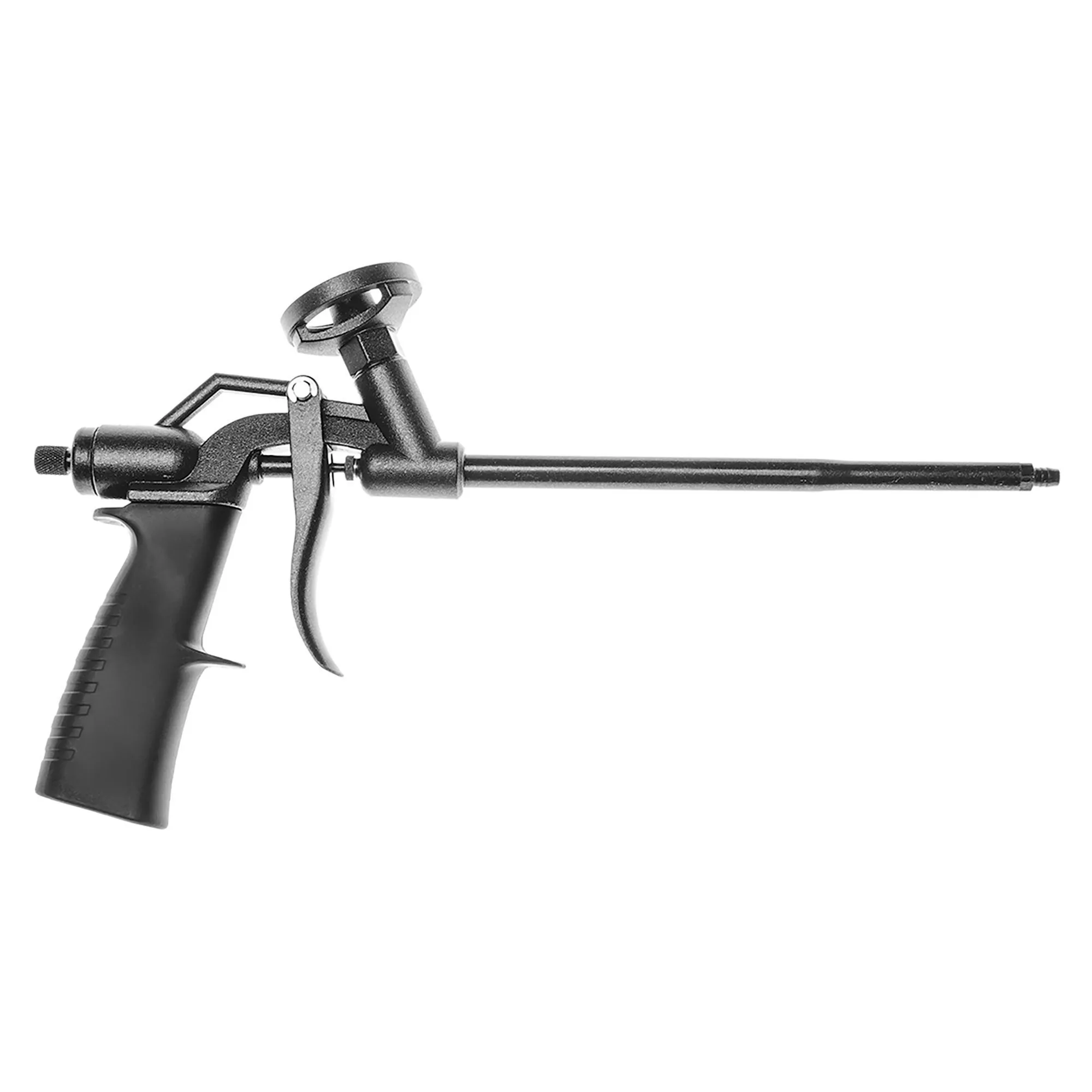 Pistola profesional de espuma de poliuretano expandido con cuerpo de plástico