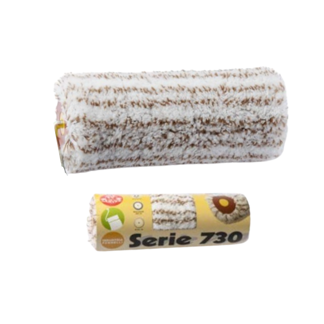 Rullo Nylon Rigato con Pelo Lungo finitura liscia 23 cm
