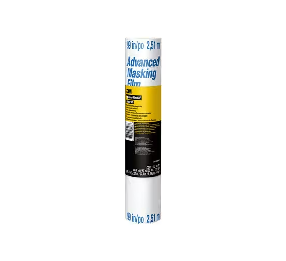 Película de enmascarar 3M AMF99 40409, rollo electrostático de 2.51 m x 27.4 m, 1 rollo