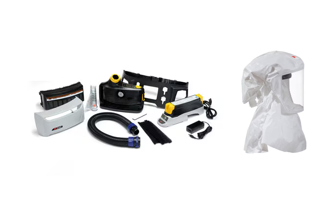 3M Versaflo Komplettset TR-819E IS + Kopfbedeckung S-433L