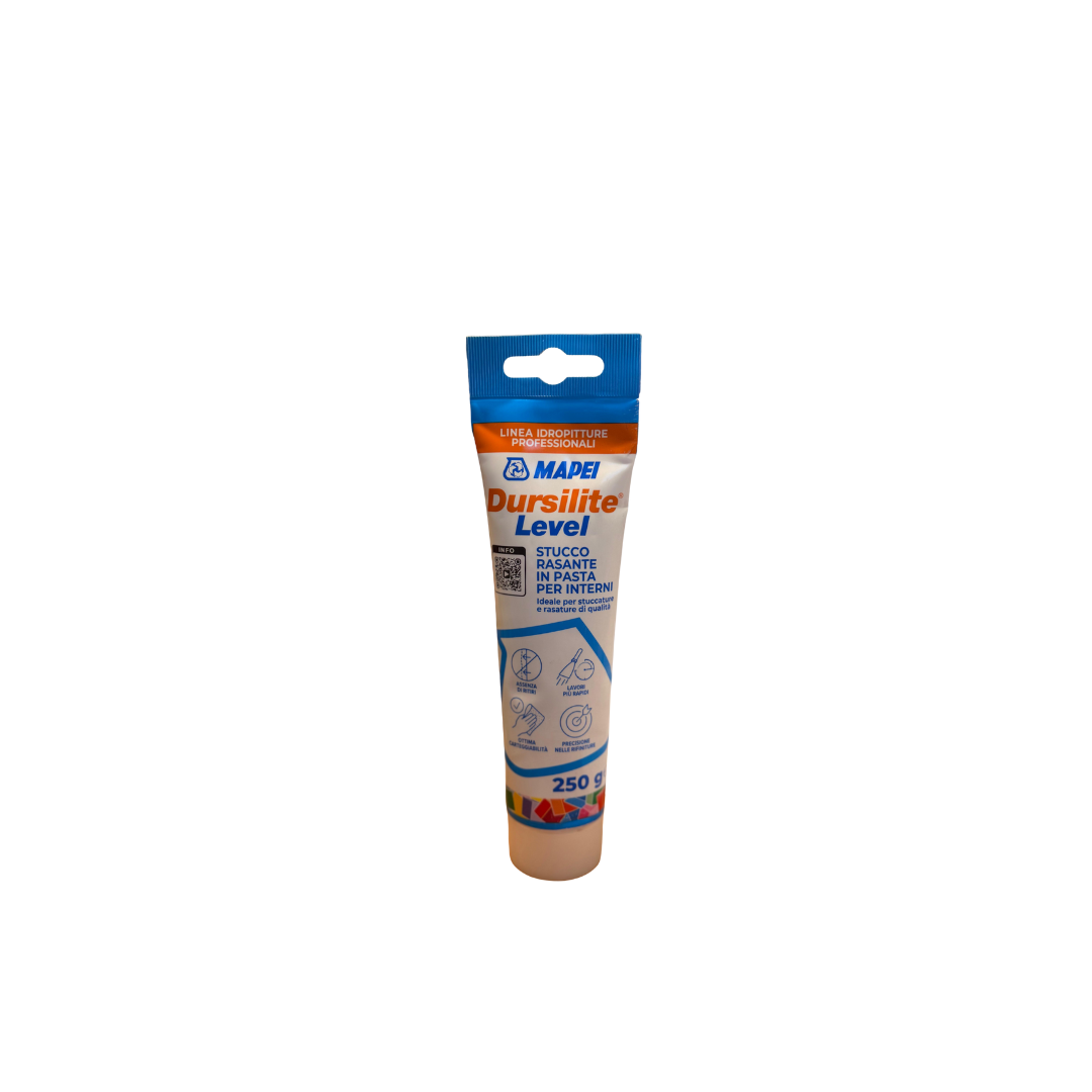 Mapei Dursilite Level Stucco rasante per interni 250g 1 kg 4 kg