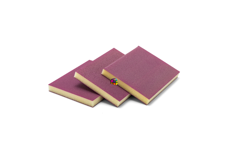 Schleifpads Mittelfeine Körnung Violett Packung 3 Stück P1000-1500