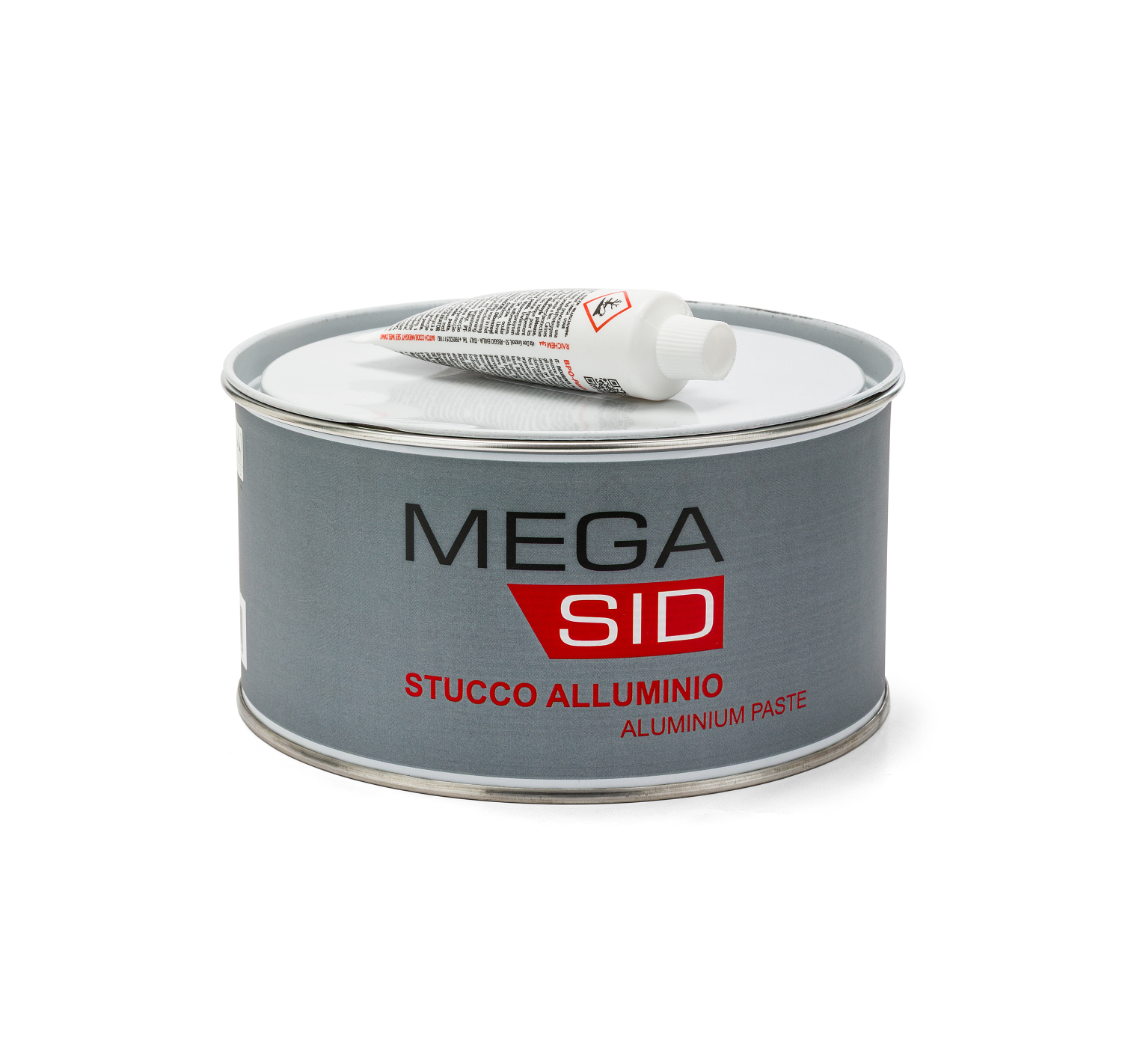 Megasid Aluminium Base Stucco für Aluminiumreparaturen 1kg + KATALYSATOR