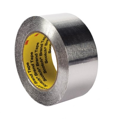 Cinta de papel de aluminio 3M 426/6935, plateada, 50 mm x 18 m