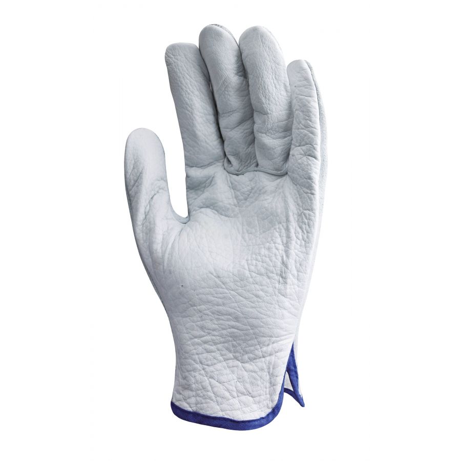10 Pairs Work gloves FLOWER LEATHER Bovine BACK SPLIT Building and gardening
