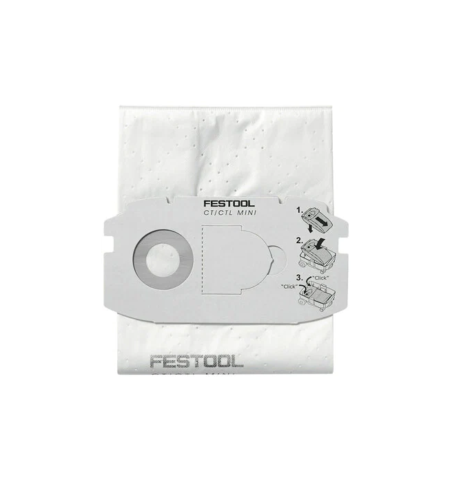 Festool Automotive Systems, SELFCLEAN 202658 sac filtrant pour MIDI avant 2019 CF 5 pcs