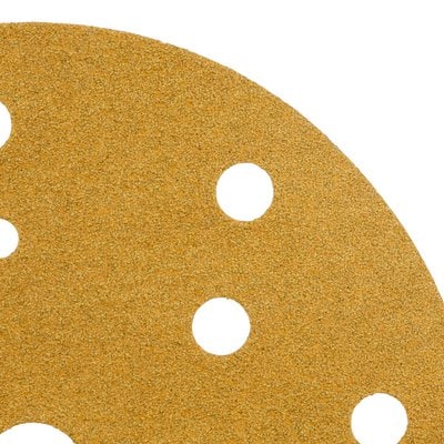3M Hookit 255P+ Gold Schleifscheiben 150 mm 15 Löcher Alle Körnungen 100 Stk.