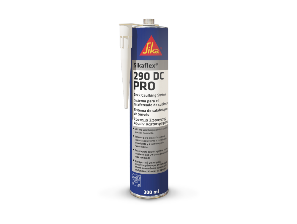 SikaFlex 290 DC PRO 300 ml schwarzer Polyurethan-Dichtstoff für IMO-Dichtungen