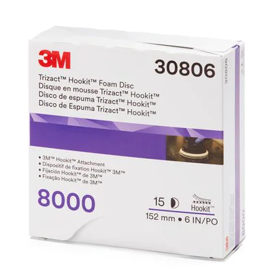 3M Trizact Hookit Discs zum Schleifen von Lackfehlern 150 mm ohne Löcher