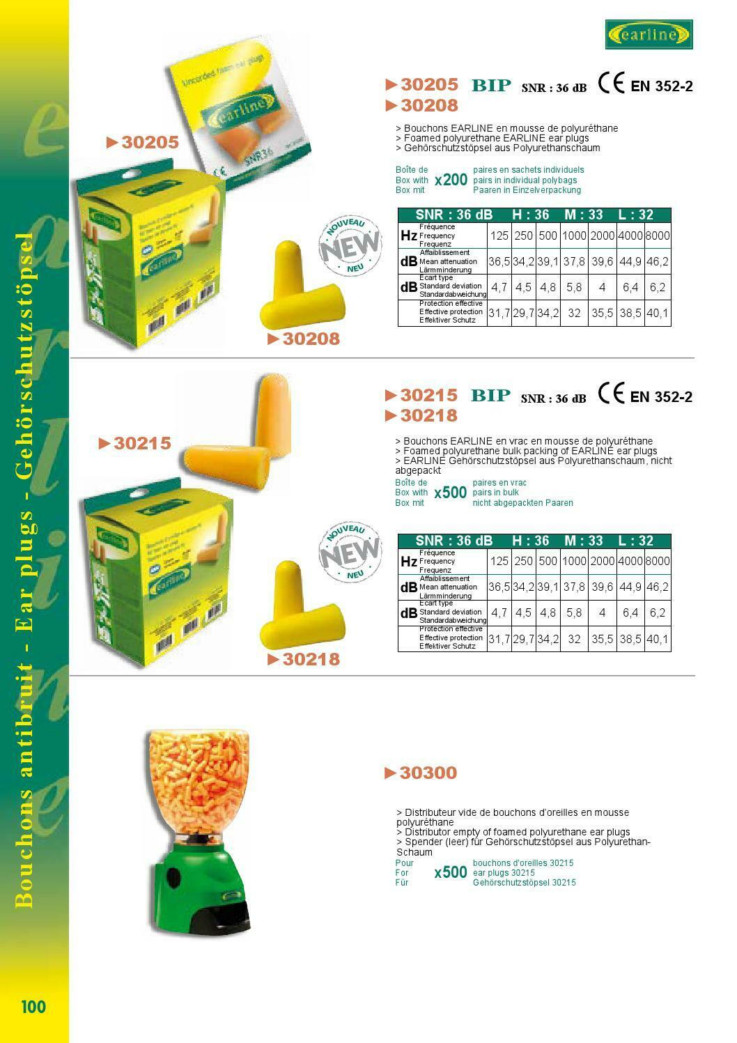OHRSTECKER EARLINE PU FOAM 39 DB PROTECTION
