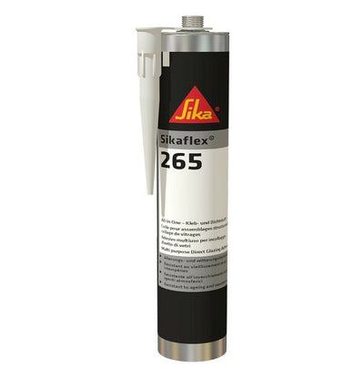 SikaFlex 265 Nero Adesivo Sigillante Per Incollaggio Vetri Ad Alta resistenza Agenti Atmosferici