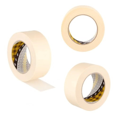 3M Nastro Carta Gommato Per Verniciatura 2822 18,24, 30, 36,48mm