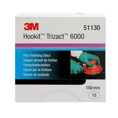 3M Trizact Hookit Dischi per rettifica difetti di verniciatura 150 mm senza fori