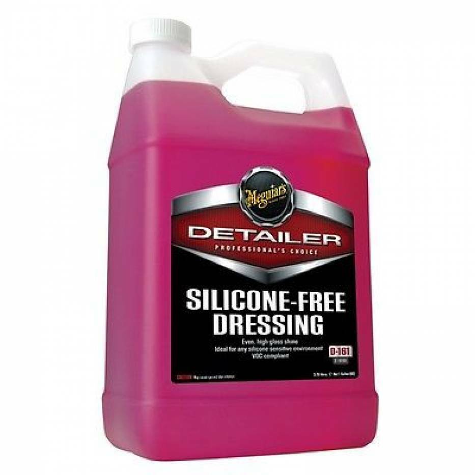 3M Meguiar's Nero gomme senza silicone, 3,78 l DETAILER SILICONE-FREE DRESSING D16101