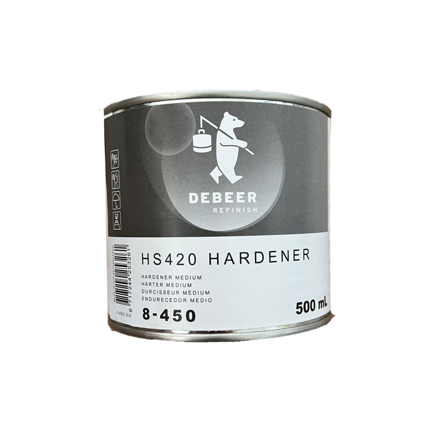 DeBeer HS420 Endurecedor Para imprimaciones y capas transparentes. 1LT - 500ml 8-430 8-450 8-460