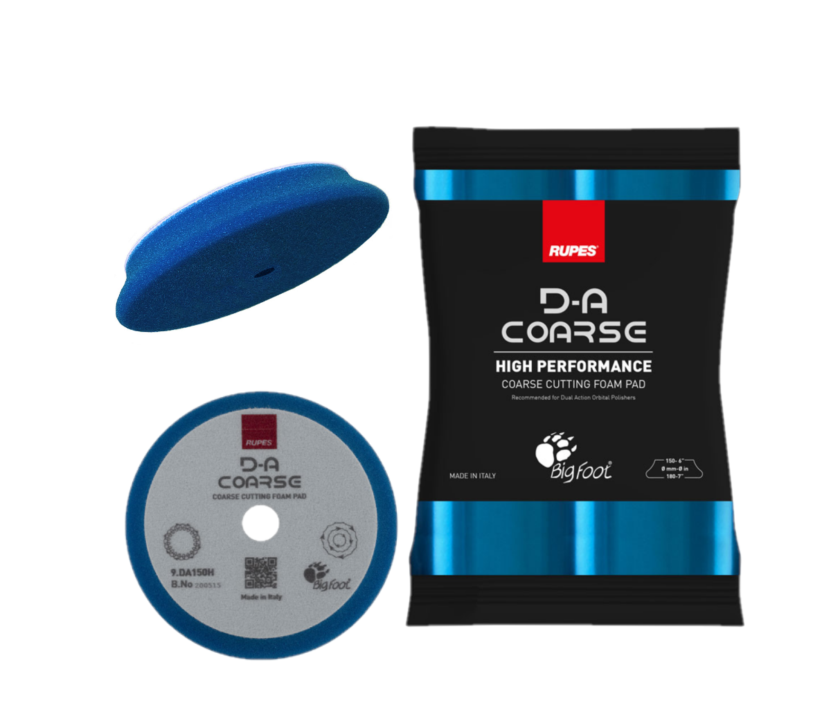Rupes 9.DA180H DA Coarse Sponge Pad 180 mm Polierpad