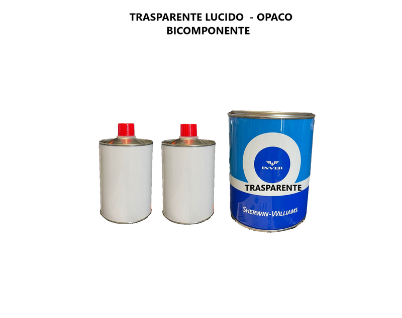 Trasparente Lucido / Opaco Inver Bicomponente + Catalizzatore e Diluente 1 KG