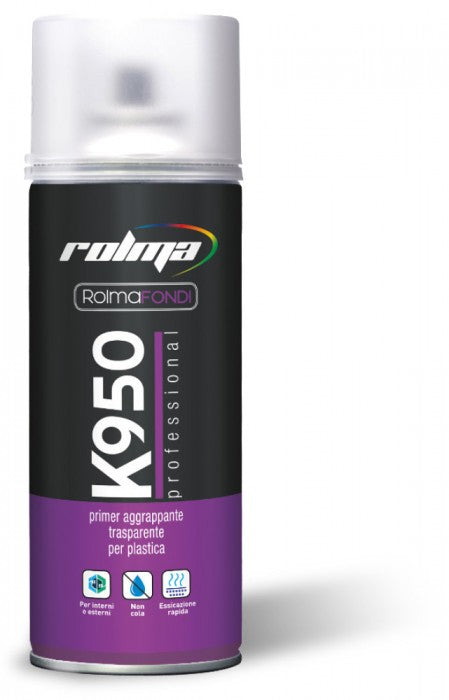 Bomboletta Spray Primer Aggrappante Per Plastica K950 Rolma 400ml