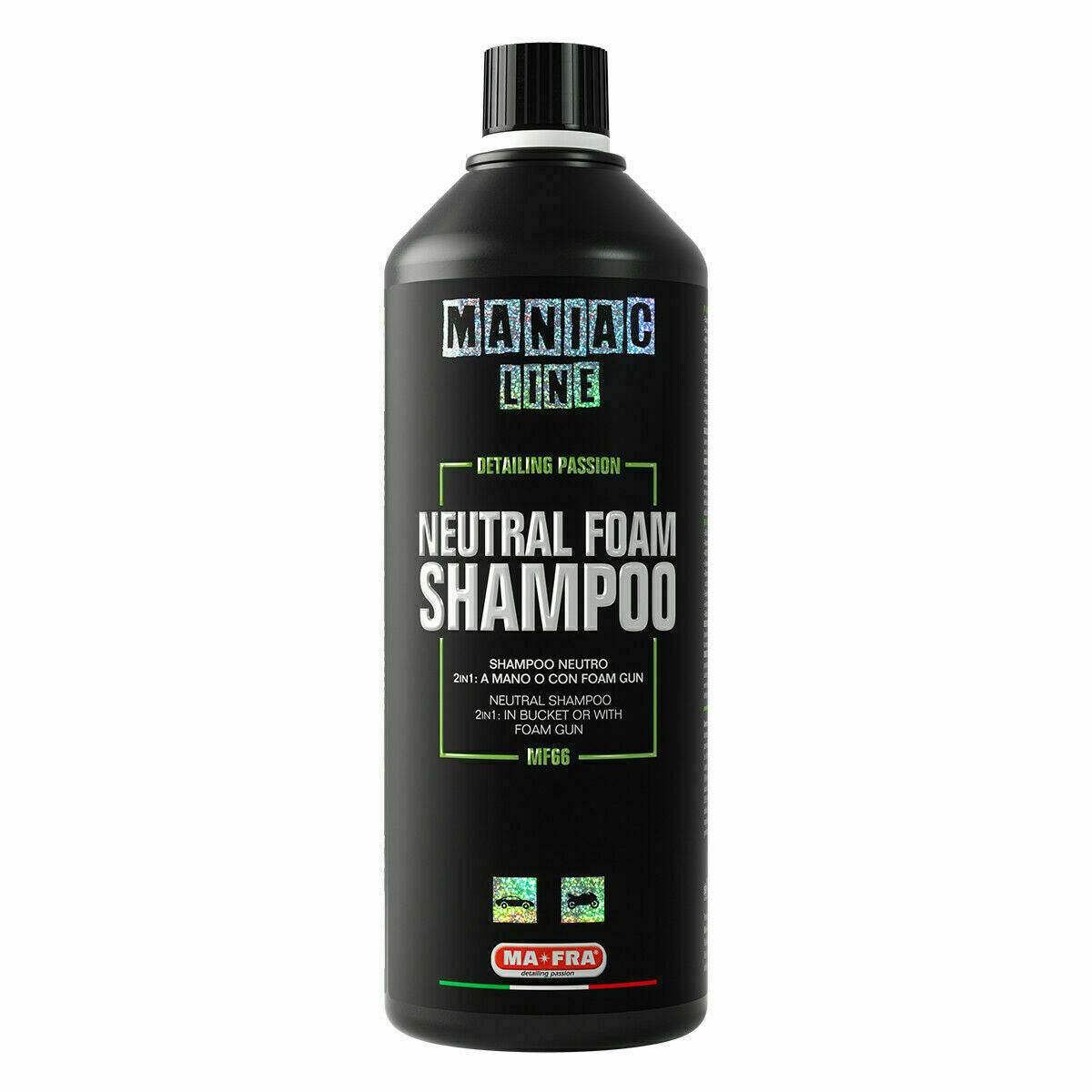 MAFRA Maniac Shampoo Neutro MF66 MF117 2 in 1 Shampoo für die Handwäsche oder Foam Gun 1 LT - 5LT