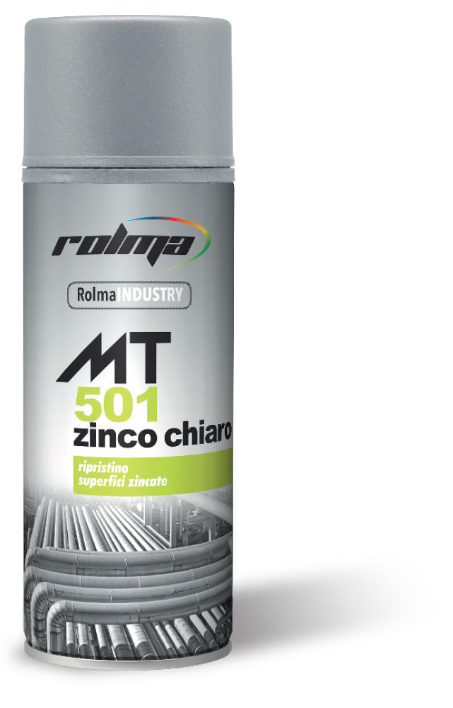 Bomboletta Spray Rolma Zinco Zincante Spray Chiaro MT 501 400ml