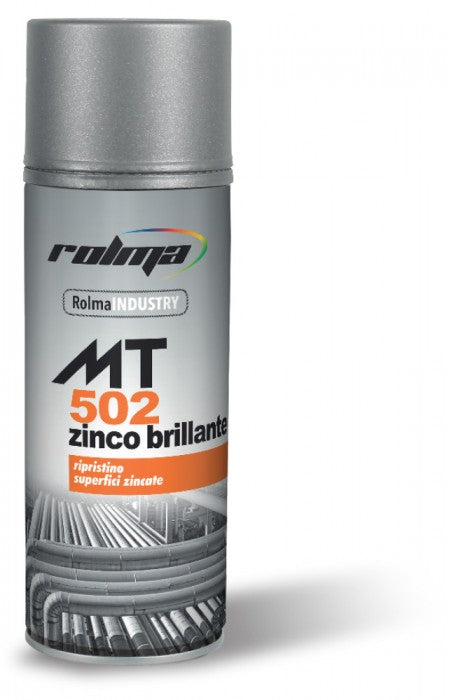 Bomboletta Spray Rolma Zinco Zincante Spray Brillante MT 502 400ml