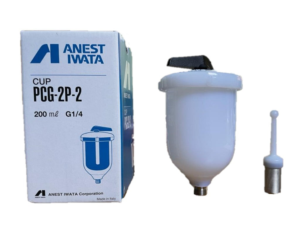 Anest Iwata Taza de Gravedad Central Conexión G1/4 PF1/4 200ml PCG-2P-2