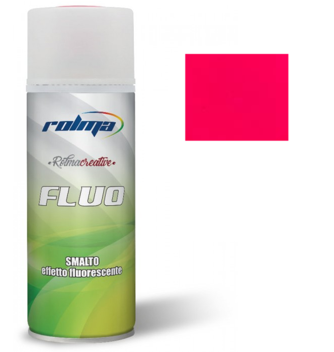 Rolma Fluo Bomboletta Smalto Spray Vernice Fluorescente 400ml