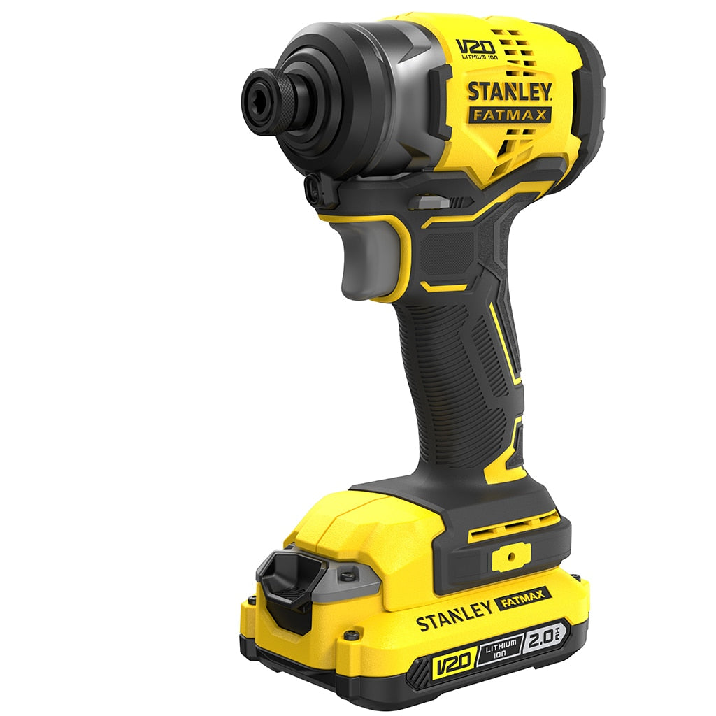 Llave de impacto sin escobillas V20 Stanley Fatmax 18V 2 AH con estuche