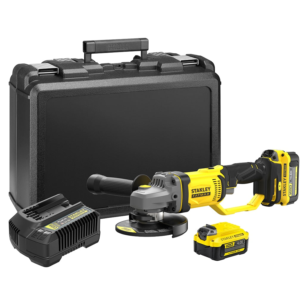 V20 Stanley Fatmax Winkelschleifer 18V 4AH Akku mit 115-125mm Gehäuse