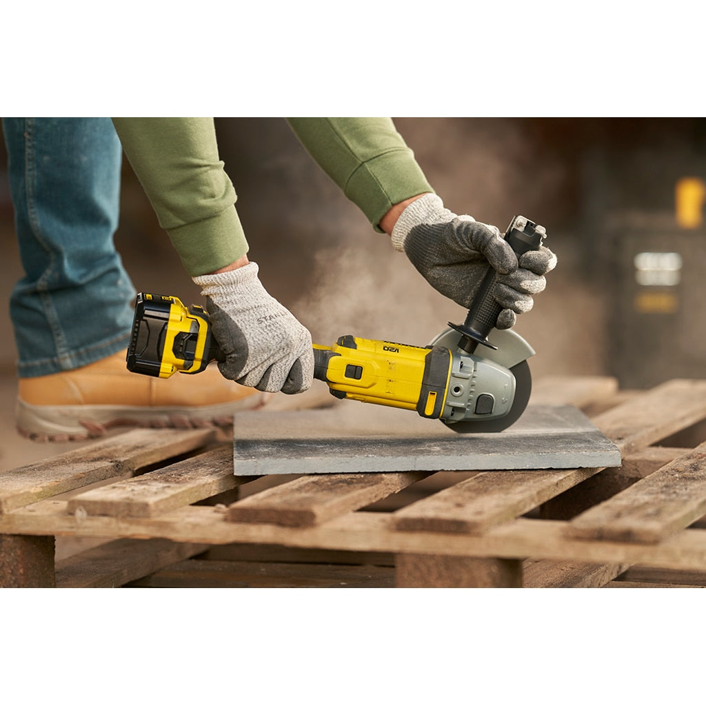 V20 Stanley Fatmax Winkelschleifer 18V 4AH Akku mit 115-125mm Gehäuse