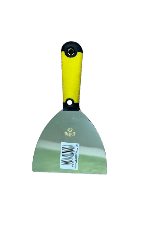 Espátula para esparcir masilla mango de plástico resistente de 120 mm
